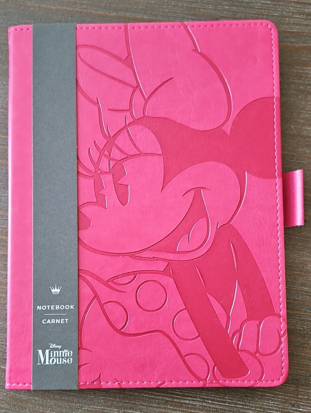 Hallmark Disney Minnie Mouse Pink Embossed Notebook
